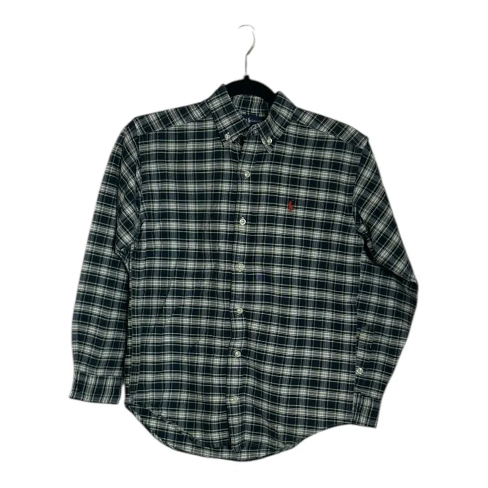 Ralph Lauren Kids‎ Plaid Button Down Shirt Size Medium (12/14)